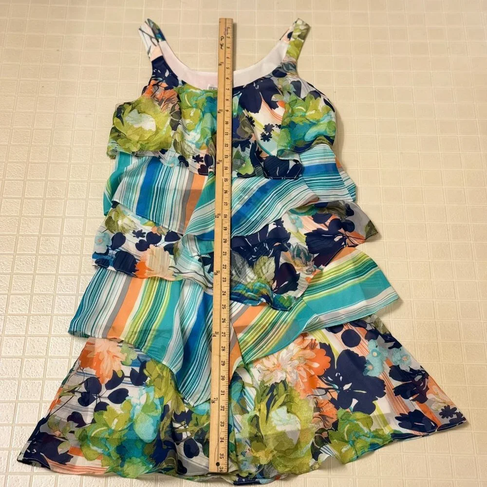 Bethany Women's Ladies Midi Dress Green Dress Size 6 - Picture 3 of 4